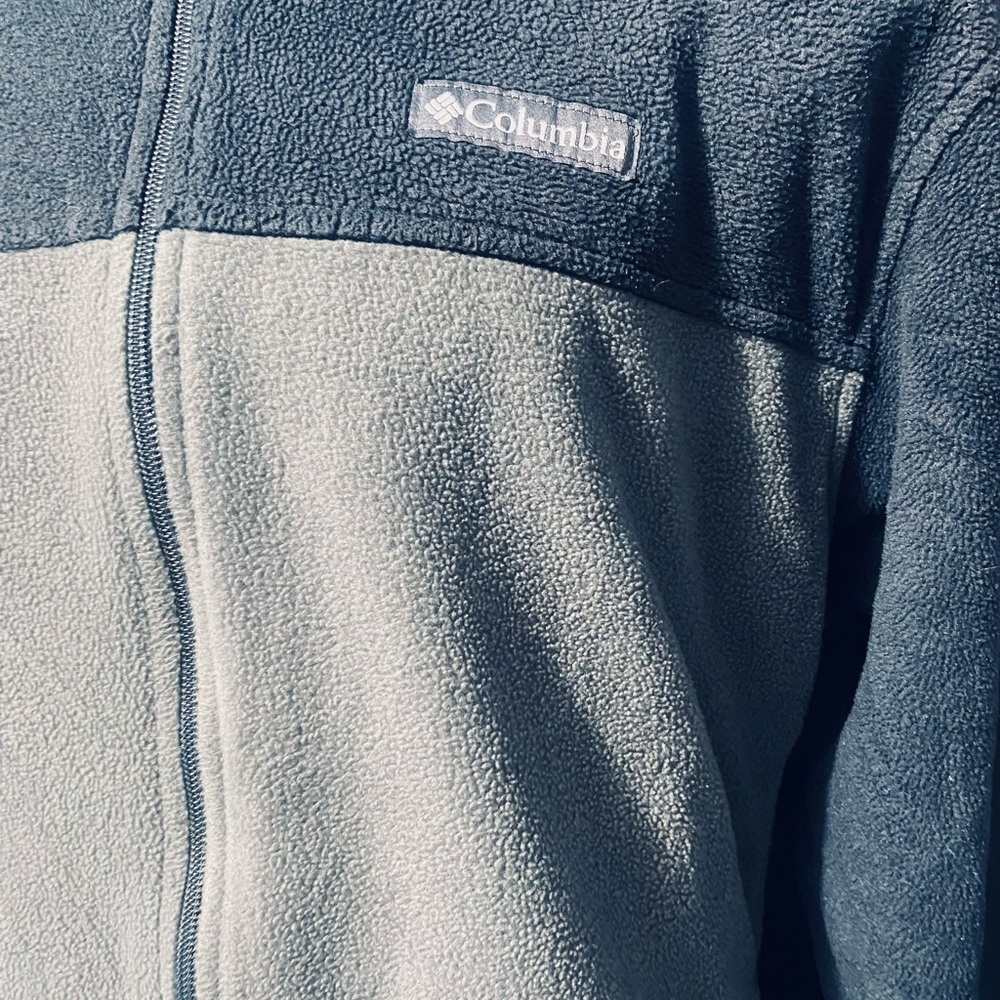 Columbia Performance Fleece Jacket Black and Gray - Picture 9 of 13